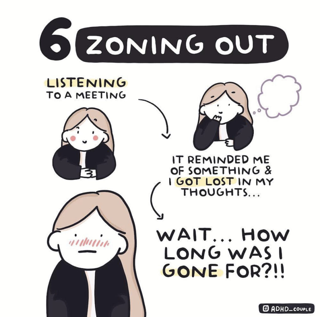 ADHD and zoning out